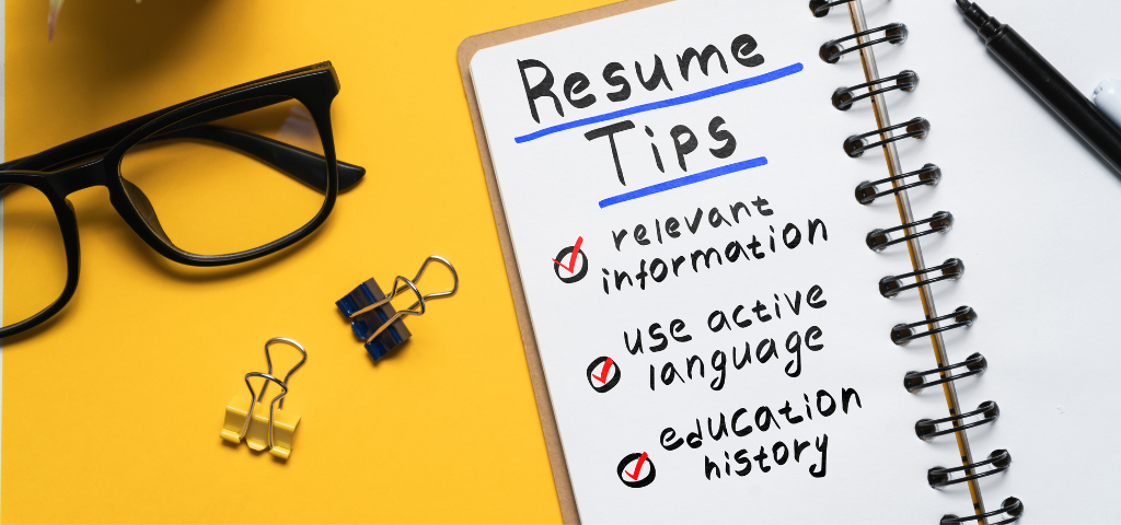 5 Tips for Writing Your First Resume