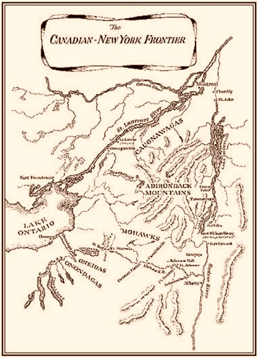 Map of Brant - Northwest New York Area of Operations