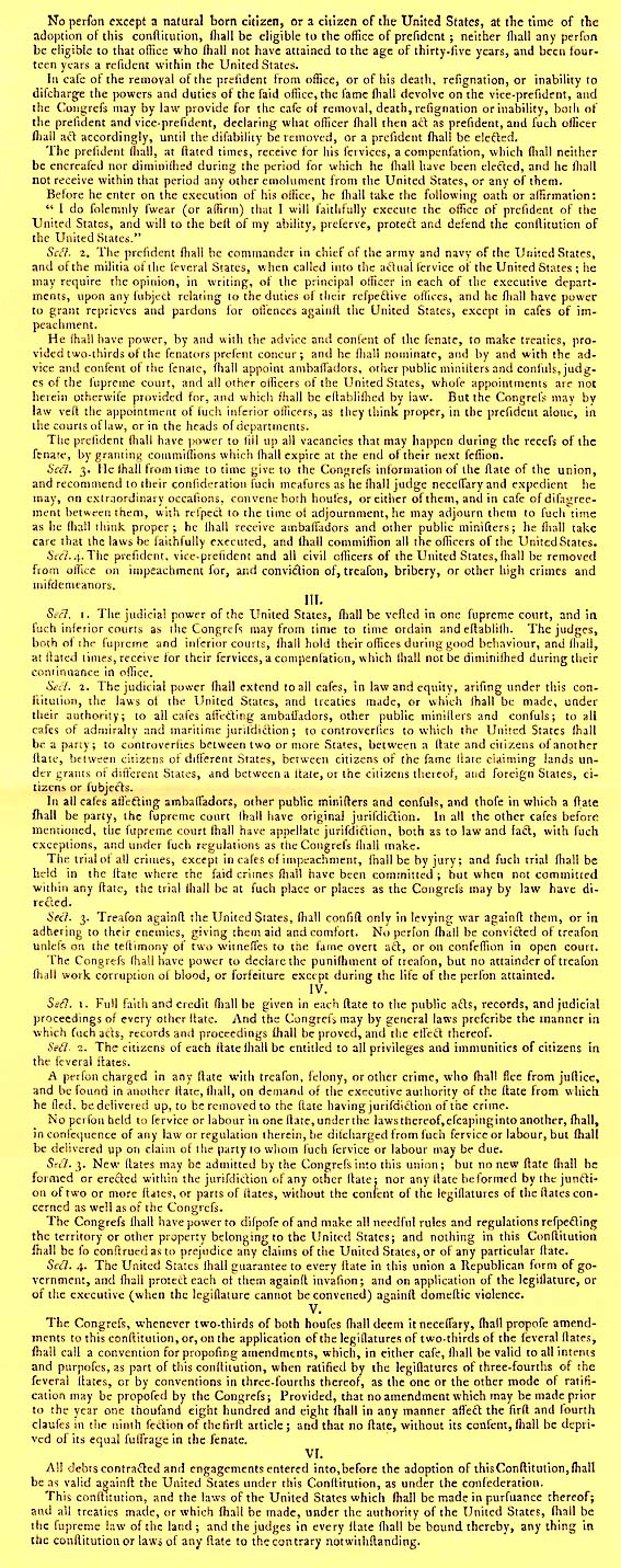 Constitution of the United States