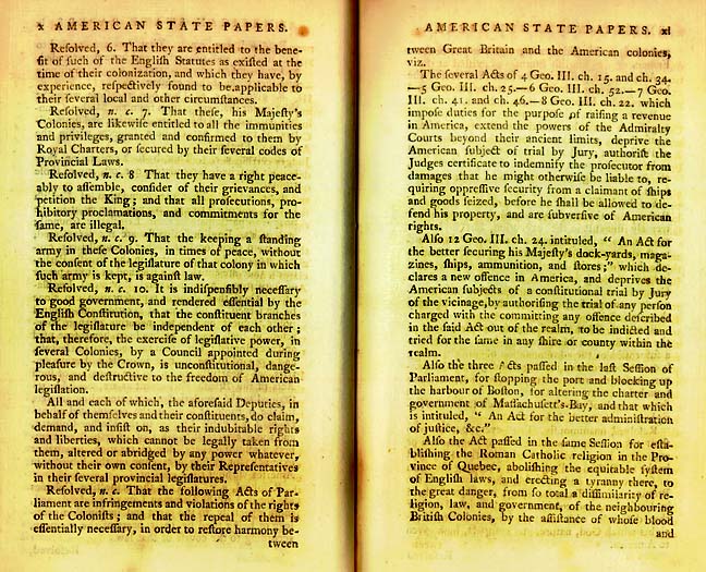 Page 2 of the Declaration of Rights