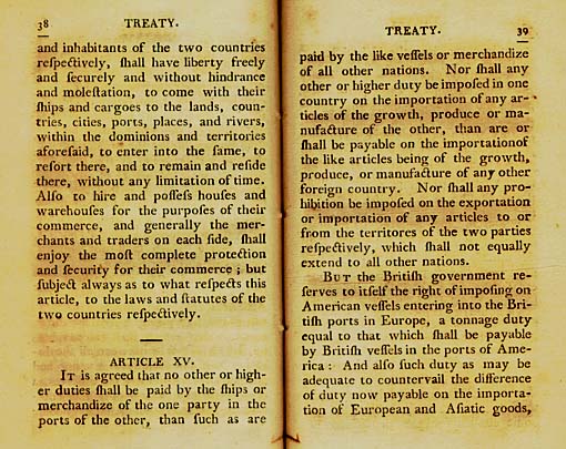 Page 19 of the Original Jay Treaty