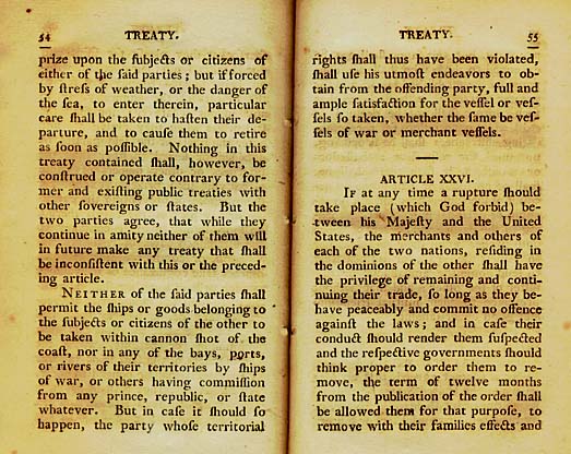 Page 27 of the Original Jay Treaty