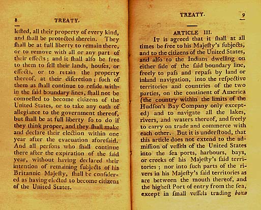 Page 4 of the Original Jay Treaty